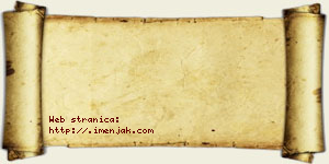 Danica Šesto vizit kartica