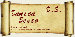 Danica Šesto vizit kartica